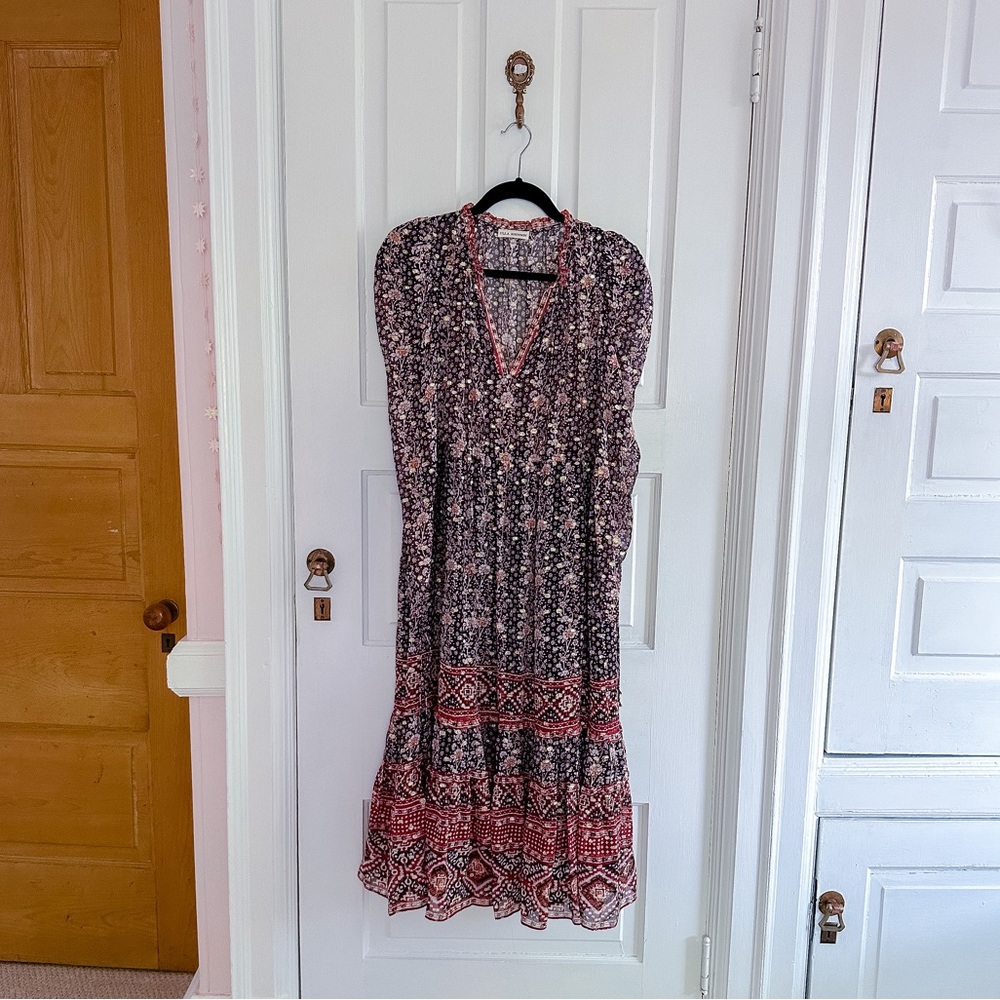 Ulla Johnson Alessandra Silk Dress in Midnight